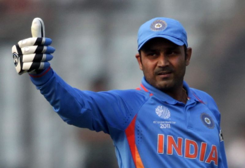 Virender Sehwag's best wishes for Virat Kohli and Co. by his tweet handle