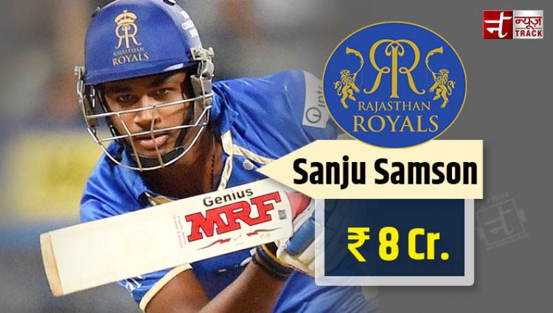 Sanju Samson goes royal as RR bought him for 8 crores: IPL Auction Live