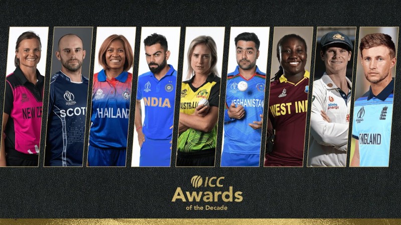 ICC announced Awards of the Decade winners