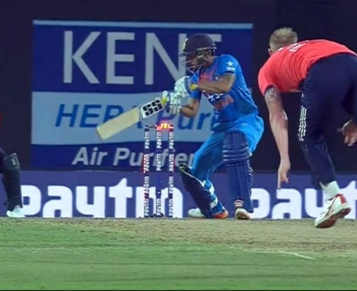 Manish Pandey was blessed with miracle in 2nd T20I; Stokes's ball didn't move the bail