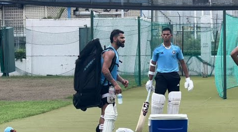 Kohli's Valuable Lessons: Viral Video Captures King's Coaching Session with Jaiswal