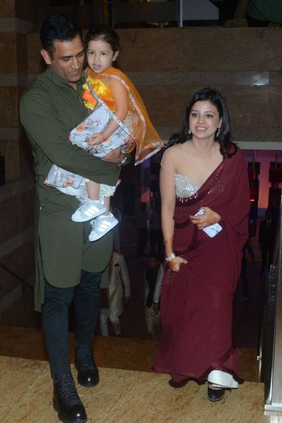 MS Dhoni attends Poorna’s Patel wedding with family