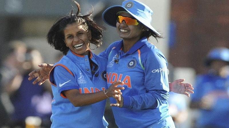Indian women cricket team player Poonam Yadav speaks after arriving India