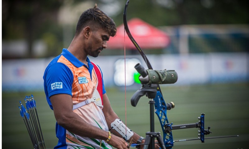 Archer Praveen Jadhav beats world no. 2 Galsan, reaches round of 32 at Olympics