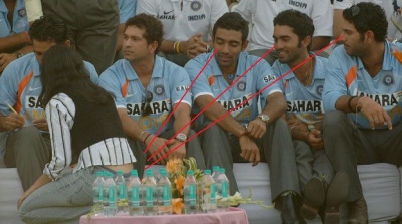 Funny pictures of Indian cricket team players