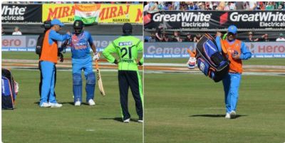 India vs Ireland: MS Dhoni carries drinks and kit bags for Raina, Pandey