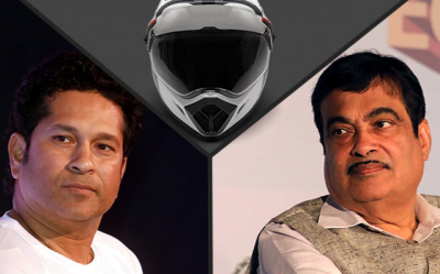 Sachin urges Nitin Gadkari to act against fake helmet makers