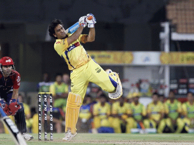 Before IPL, CSK skipper MS Dhoni tries his hand in different ball game: See Pics