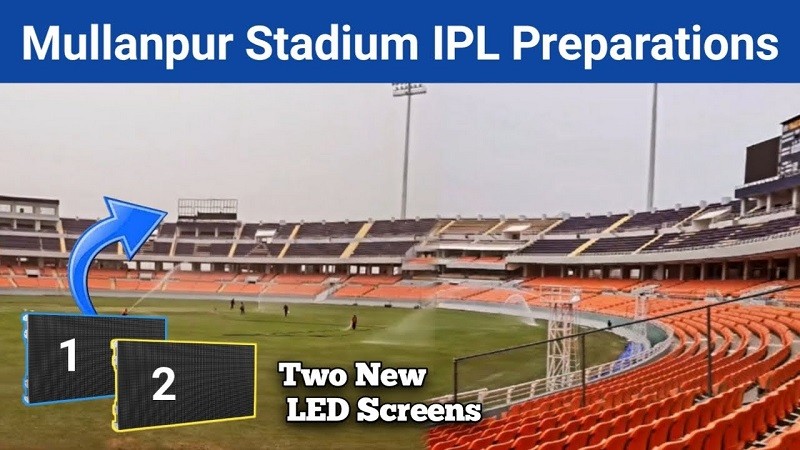 Mullanpur Stadium Set to Shine Bright as IPL Fever Grips Cricket Fans