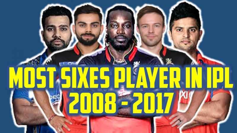 5 Players with most sixes in the IPL history