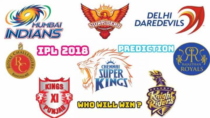 IPL 2018: Predicting eight teams on the point table