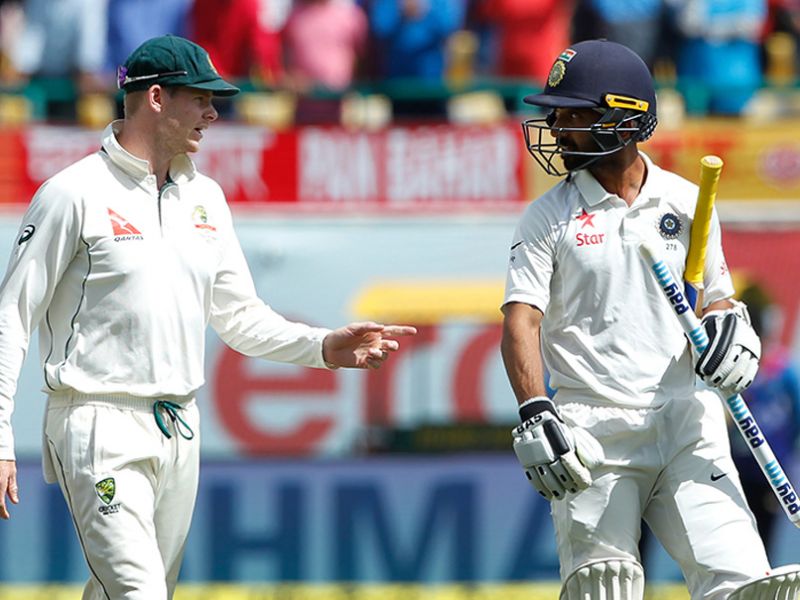 After terminating bitterly fought test, Steve Smith offers beer to team India