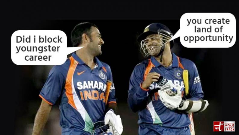 “MS never Block the way for the youngster, but he always creates land of opportunity”: Virender Sehwag