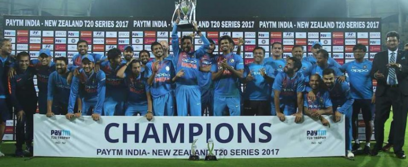 India continue their dominance, as they beat Kiwis in the final T-20I by 6 runs.