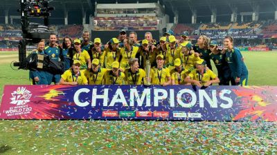 Australia beat England by eight wickets to claim their fourth World T20 title