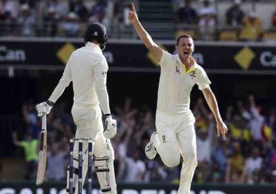 56 runs to win for Aussies in the final day of the first Test match.