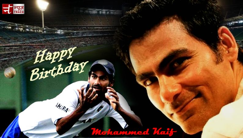 Former Indian batsmen Mohammad Kaif turn 37 today.