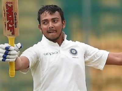 IND VS WI Live: Prithvi Shaw hit 50,  becomes India's second youngest Test debutant opener