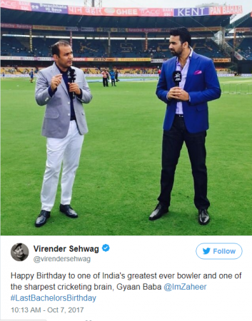 India's fast bowler Zaheer Khan today turned 39