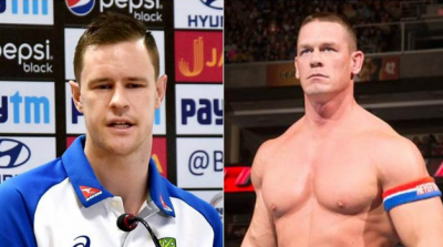 Australian Debutant Jason Behrendorff comparison with the WWE megastar John Cena