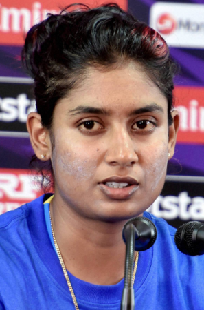Indian Women Cricket skipper is not pleased with the fan throwing the rock to the visitor player.