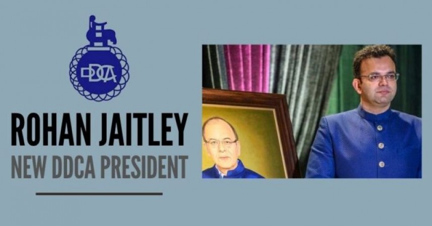 Rohan Jaitley is the president of the DDCA elected unanimously