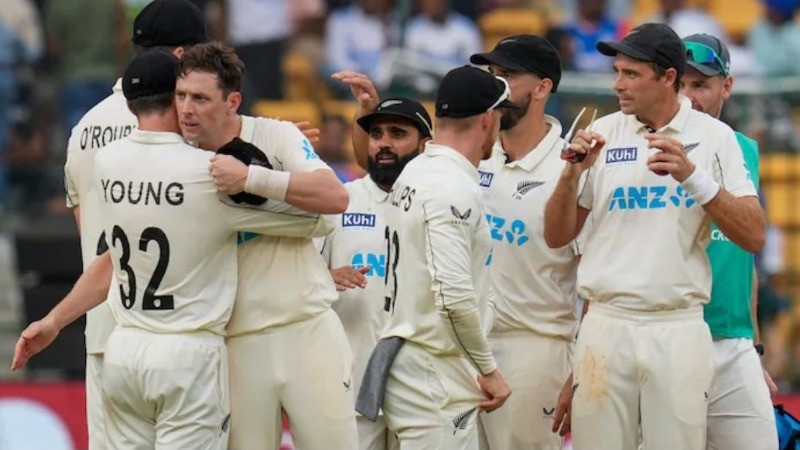 New Zealand Makes History with First Test Win in India in 36 Years