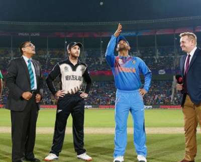 New Zealand tour of India: India won the toss and bat first.