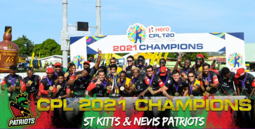 St Kitts and Nevis Patriots won their 1st ever CPL title, defeated St. Lucia in a thrilling final over