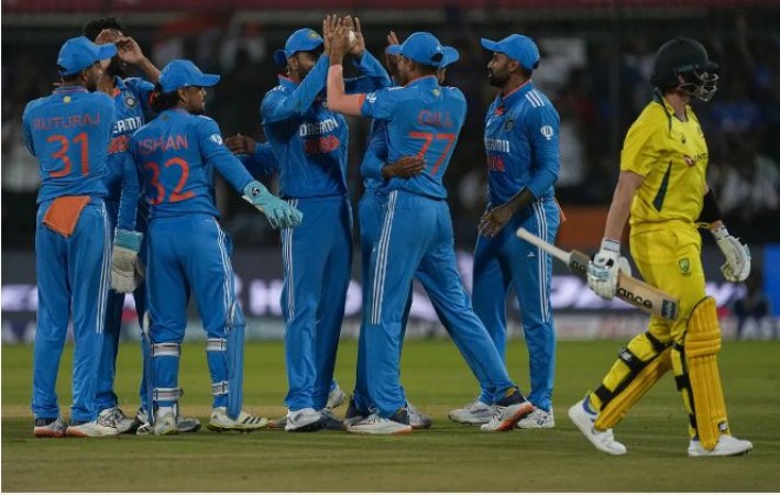 Live Cricket Update: Rain Halts Play in India vs. Australia ODI 2023