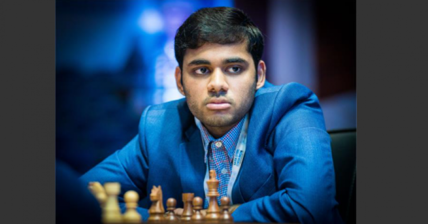 Arjun Erigaisi took lead in a singles match of the Indian Chess Tour