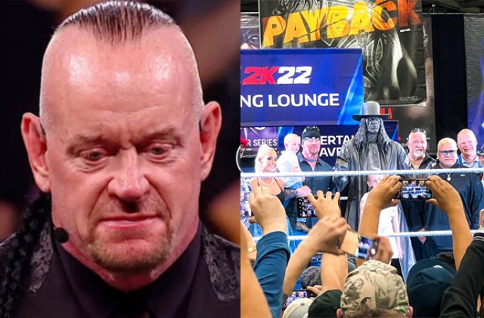 Undertaker gets emotional as soon as he joins Hall of Fame