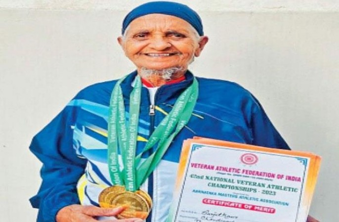 Surjit Kaur wins 10 gold at the age of 93