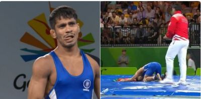 CWG2018 : कुश्ती में राहुल अवारे का गोल्डन दांव