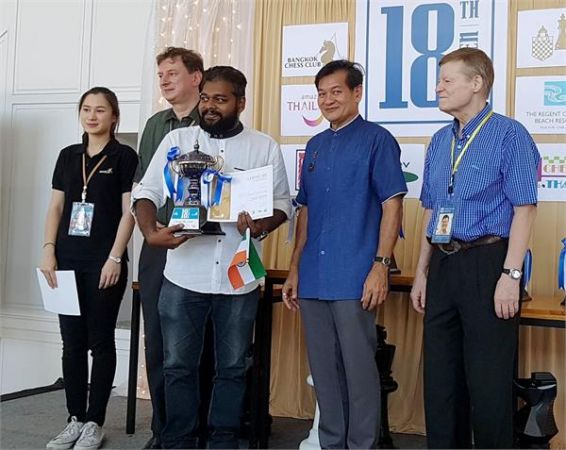 बैंकॉक मास्टर्स शतरंज में भारत को दूसरा स्थान