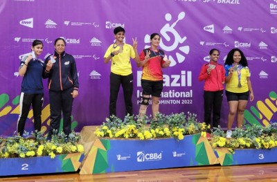 tarun and kadam won gold medal in brazil para badminton