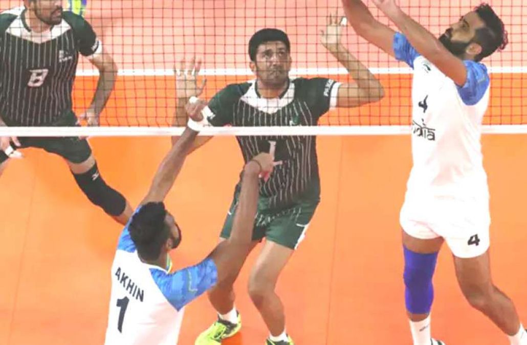 Under 23 Volleyball: India Spike Pakistan to reach final