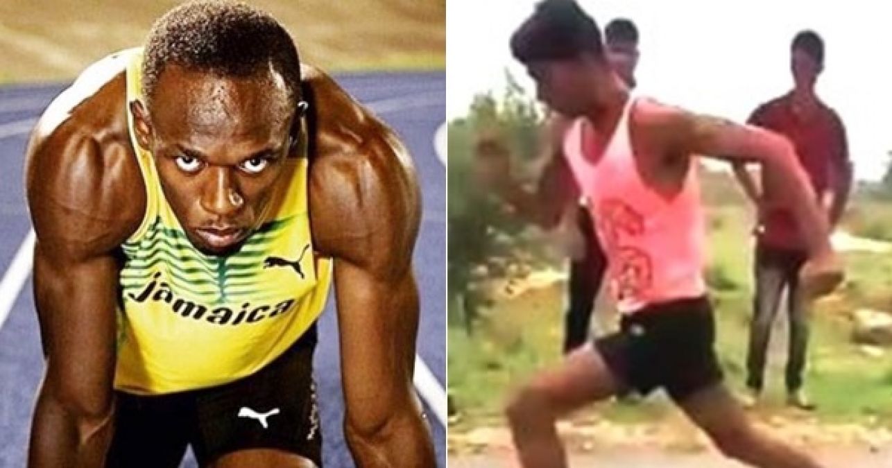 completes race in 11 second, This man becomes MP's Usain Bolt