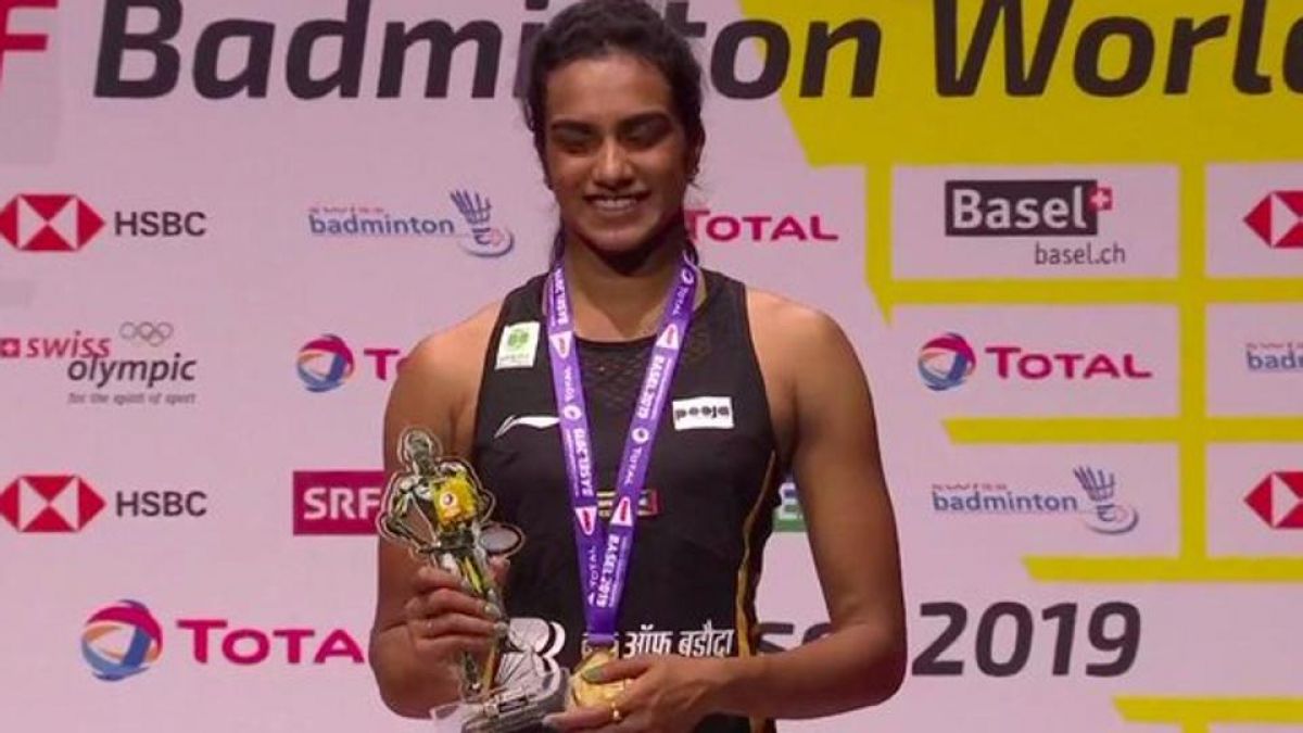 PV Sindhu Creates History, Becomes First Indian To Win  Gold InBWF World Championships