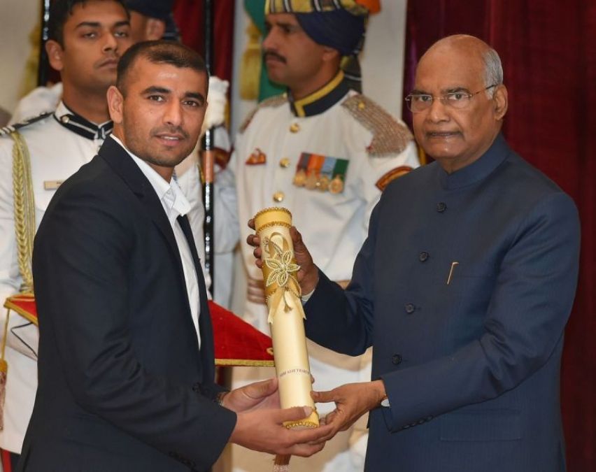 India kabaddi legend Ajay Thakur bestowed with the Arjuna Award