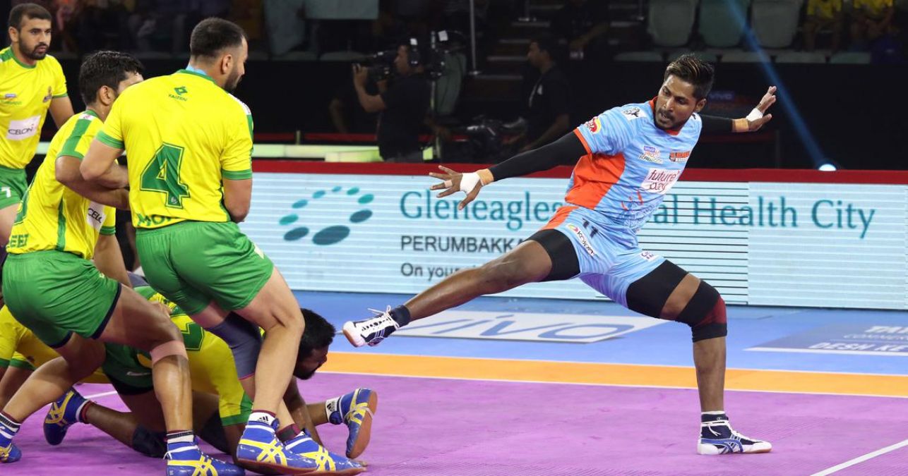 PKL 2019 : बंगाल वॉरियर्स ने तमिल तलाइवाज को दी करारी शिकस्त