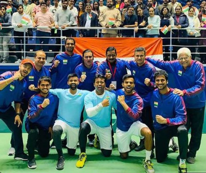 डेविस कप में विजेता बनी टीम इंडिया,  भारतीय सेना को समर्पित की जीत