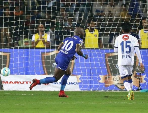 ISL 2017: मुंबई सिटी एफसी से हारकर भी चेन्नईयन एफसी है तीसरे पायदान पर