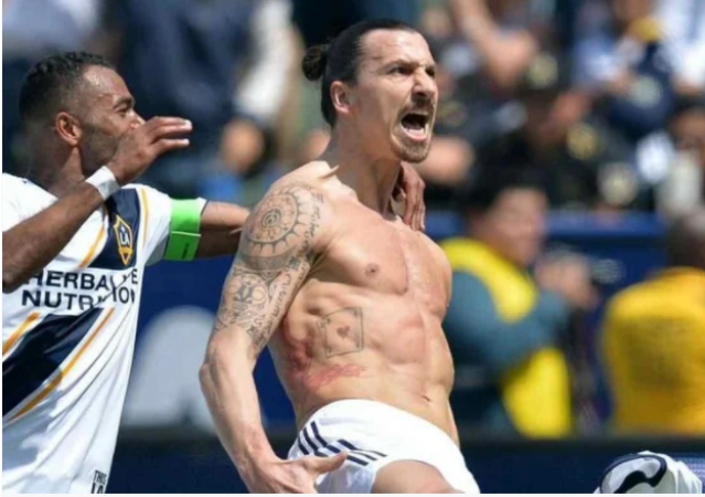 Footballer Zlatan Ibrahimovic's brilliant performance in the match, included in Ronaldo's club