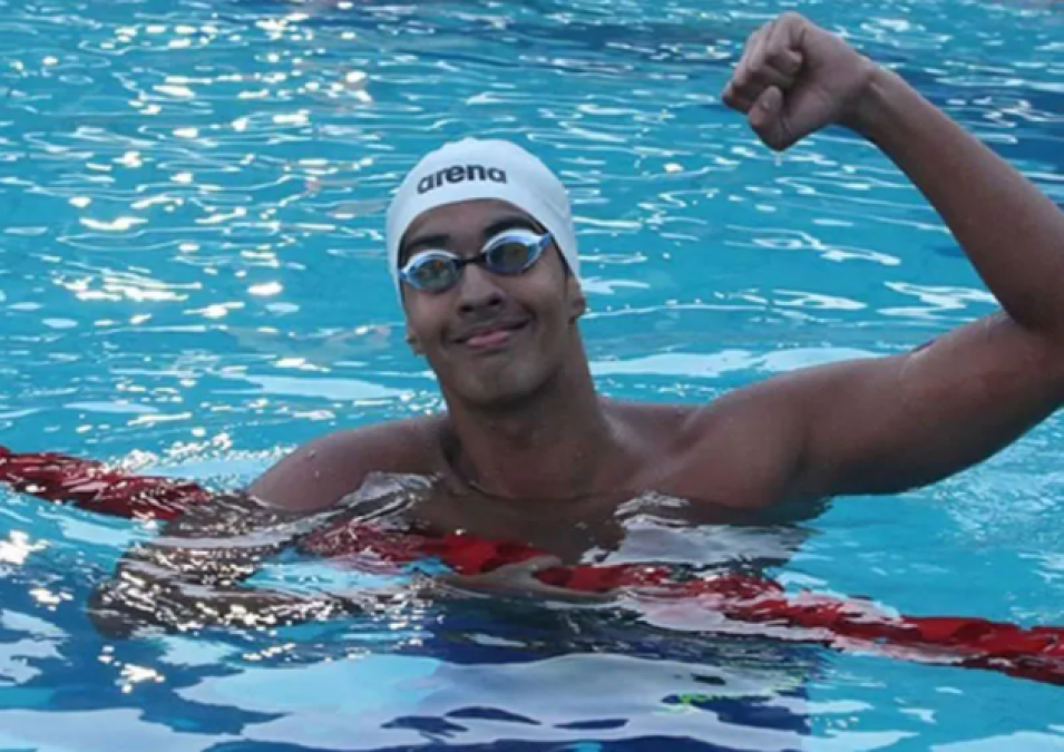 Srihari Nataraj hits record hat-trick at World Swimming Championships