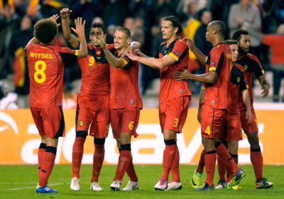 Belgium is selected as the best football team, France in second and Brazil in third place