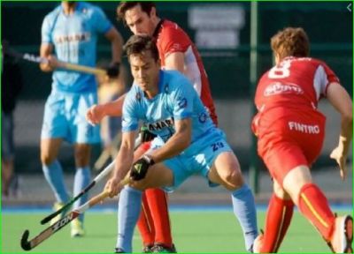 Selected for national hockey, this player will play match after 10 months