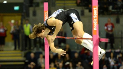 Sweden's Armand Duplantis breaks his own pole vault world record