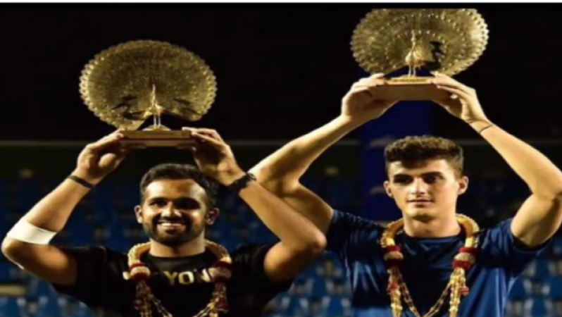 अर्जुन काधे और अलेक्जेंडर एर्लर ने अपने नाम किया बेंगलुरु ओपन का युगल खिताब