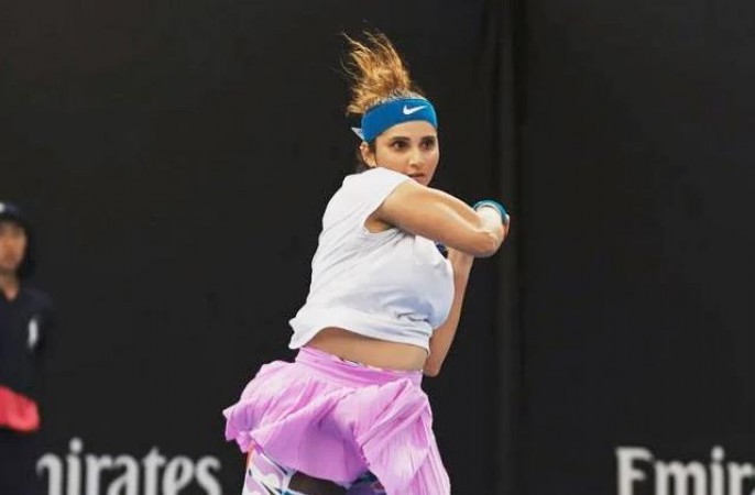 सानिया मिर्जा ने दुबई में पहले दौर में ही हार का किया सामना